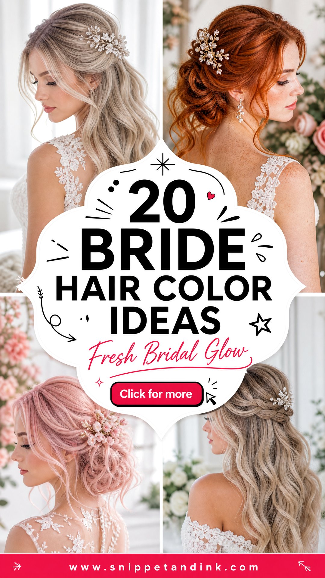 20 Bride Hair Color Ideas for a Fresh Wedding Glow - 20 Bride Hair Color Ideas for a Fresh Wedding Glow