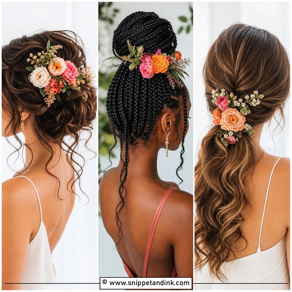 20 Bride Hair Flowers for Dreamy Wedding Hairstyles