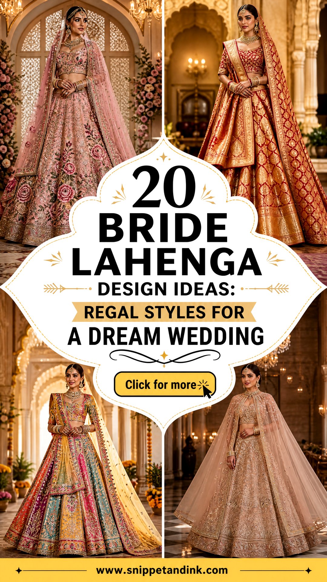 20 Bride Lahenga Design Ideas Regal Styles for a Dream Wedding - 20 Bride Lahenga Design Ideas: Regal Styles for a Dream Wedding