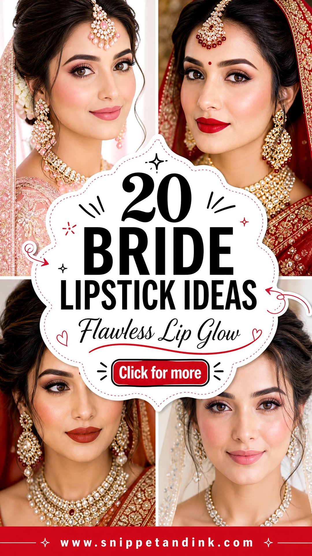 20 Bride Lipstick Ideas for a Flawless Wedding Glow - 20 Bride Lipstick Ideas for a Flawless Wedding Glow