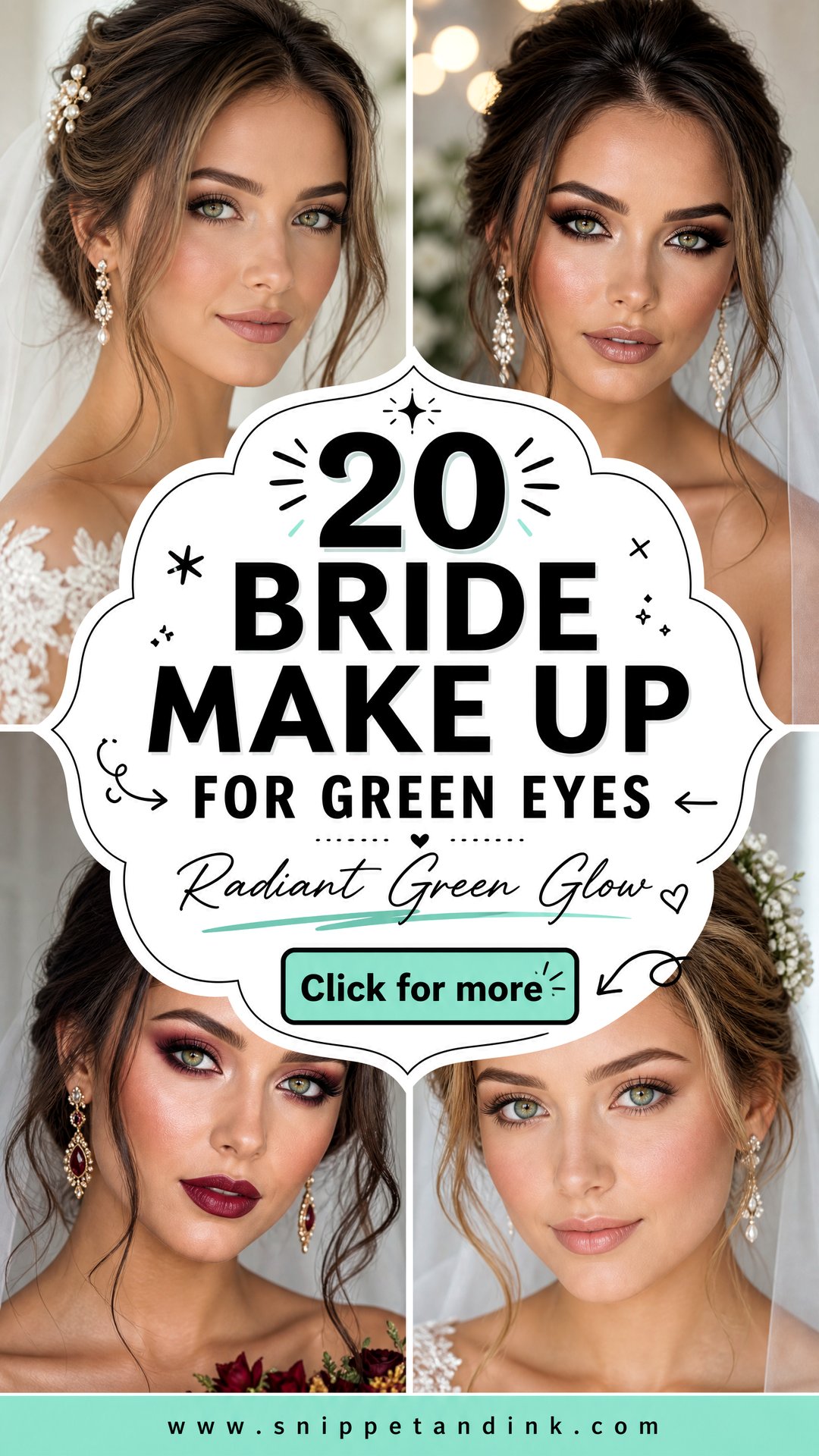 20 Bride Make Up for Green Eyes Radiant Wedding Looks - 20 Bride Make Up for Green Eyes: Radiant Wedding Looks