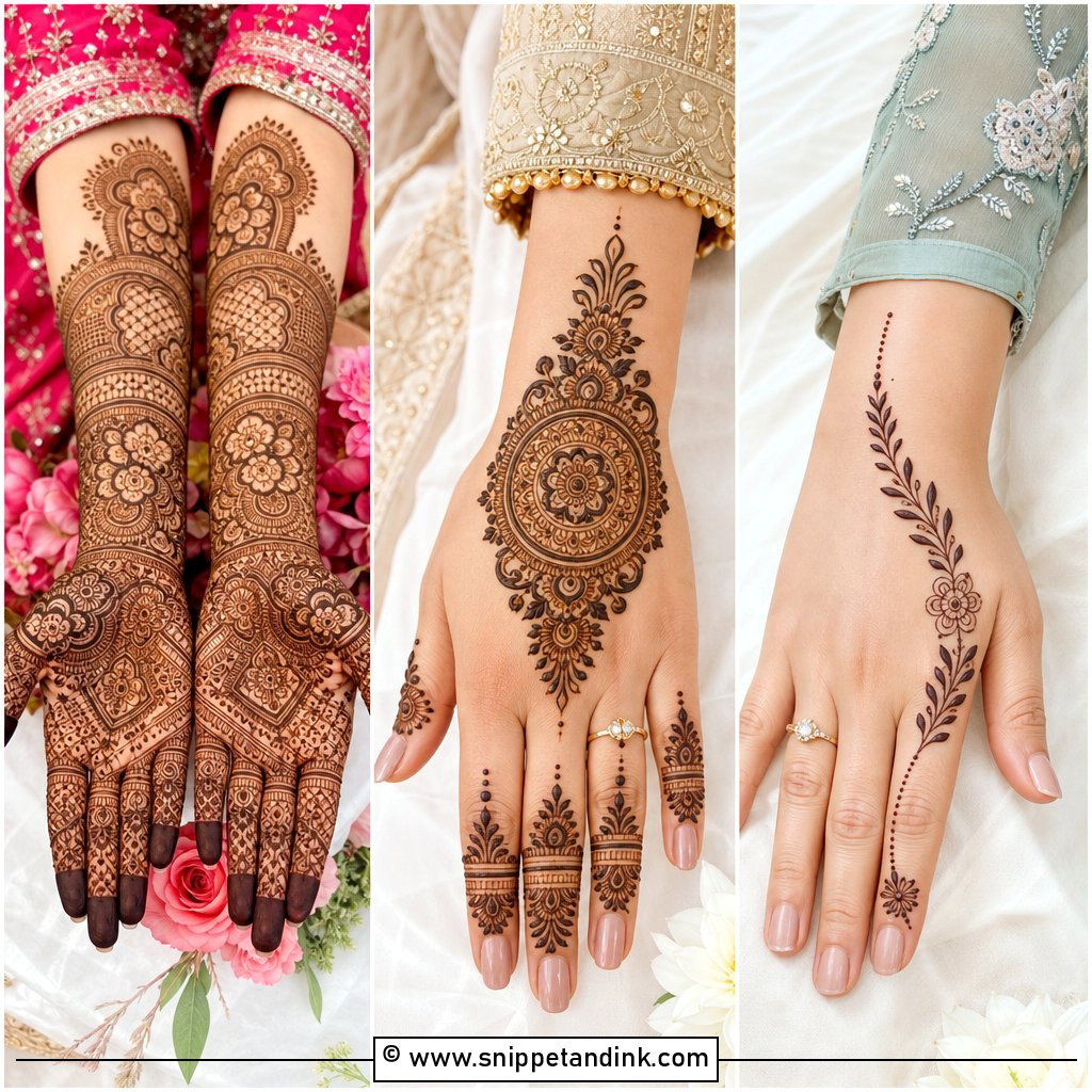 20 Bride Mother Mehndi Designs for Elegant Wedding Style