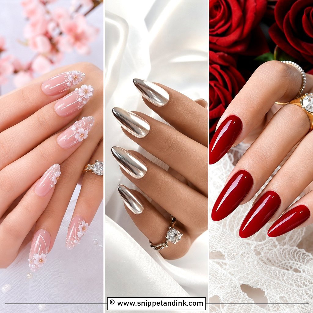20 Bride Nails 2025 Trends for a Chic Wedding Manicure