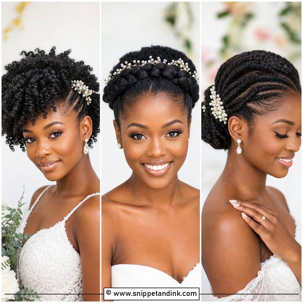 20 Bride Natural Hairstyles for an Effortless Wedding Look