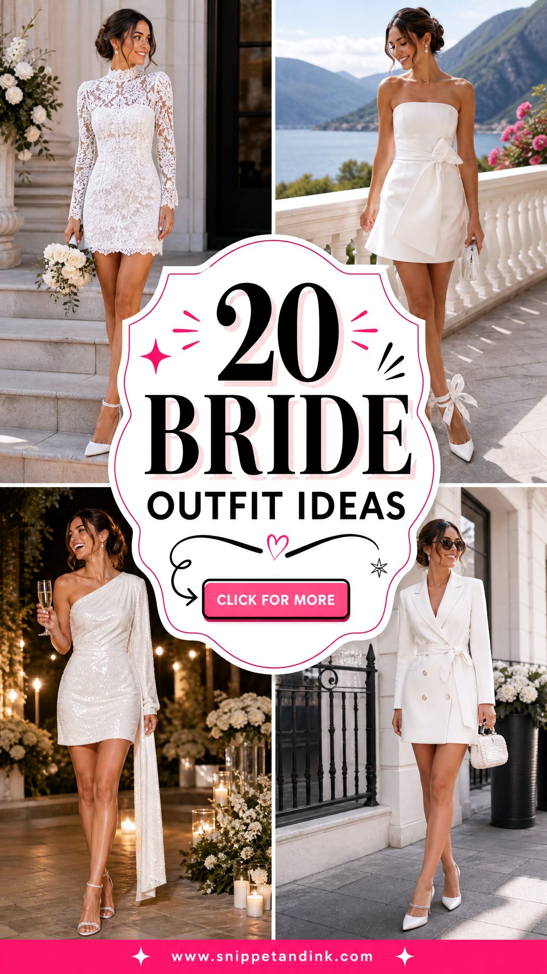 20 Bride Outfit Ideas for Every Chic Wedding Celebration - 20 Bride Outfit Ideas for Every Chic Wedding Celebration