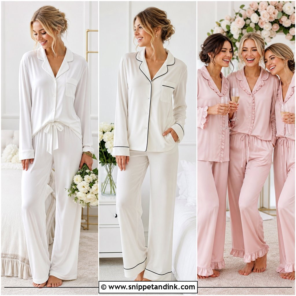 20 Bride Pyjamas Ideas for a Cozy and Chic Wedding Morning