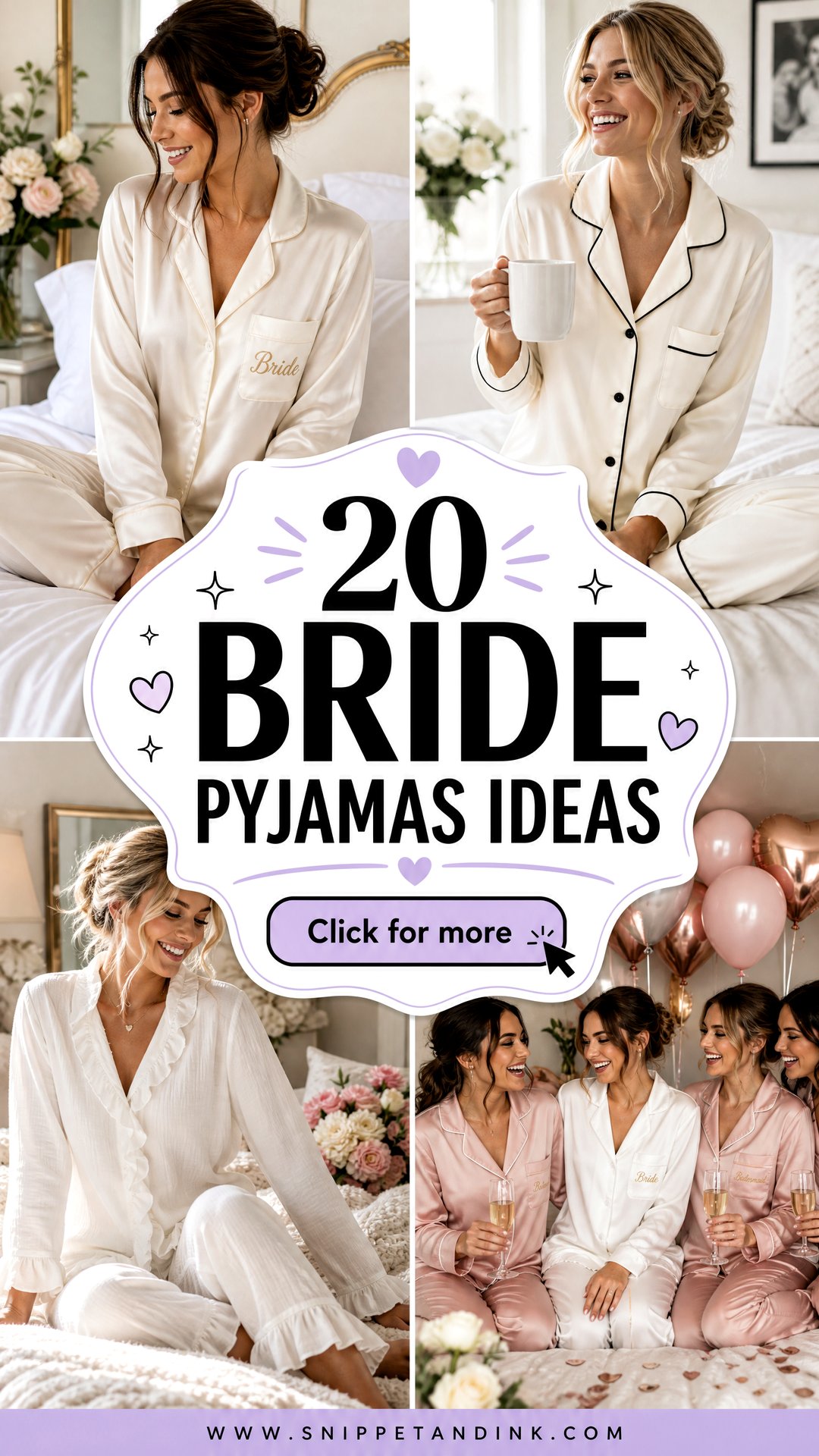 20 Bride Pyjamas Ideas for a Cozy and Chic Wedding Morning - 20 Bride Pyjamas Ideas for a Cozy and Chic Wedding Morning