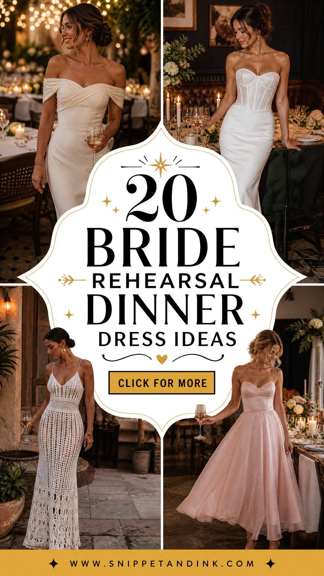 20 Bride Rehearsal Dinner Dress Ideas for Every Bridal Style - 20 Bride Rehearsal Dinner Dress Ideas for Every Bridal Style