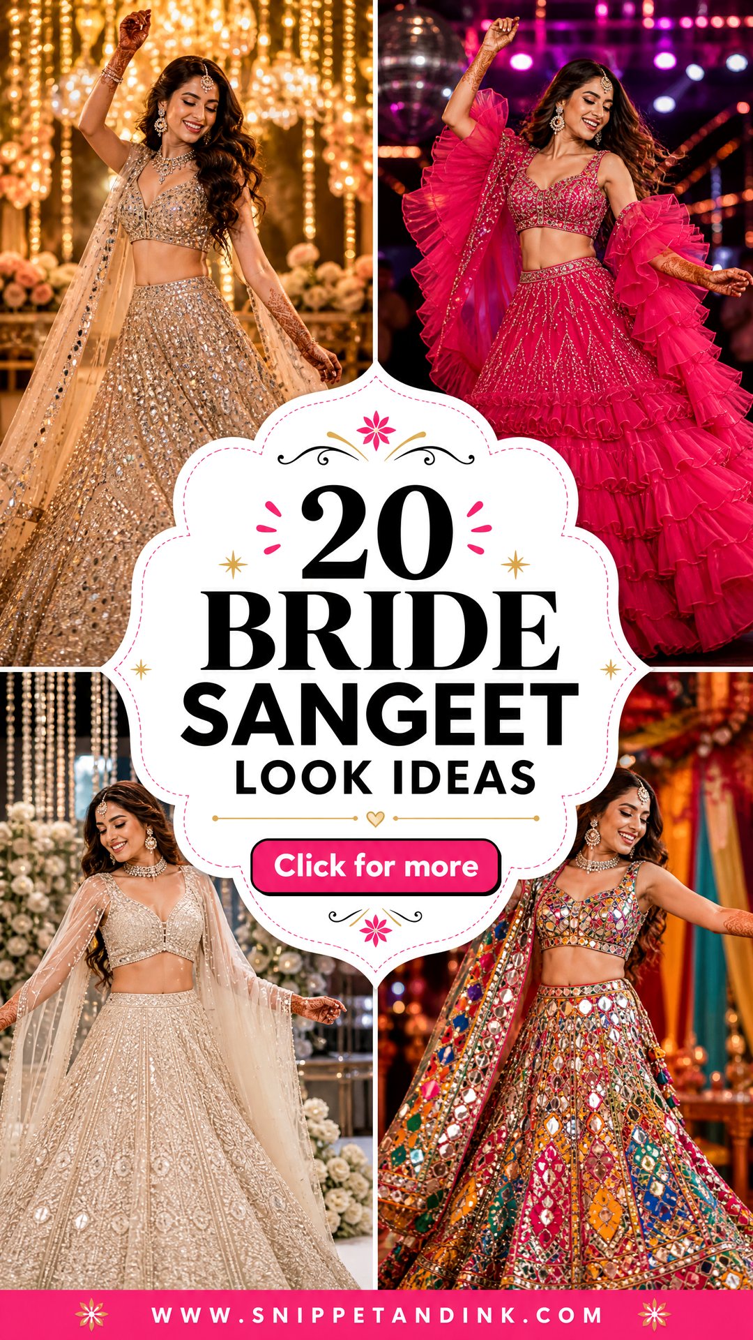 20 Bride Sangeet Look Ideas for a Showstopping Celebration - 20 Bride Sangeet Look Ideas for a Showstopping Celebration