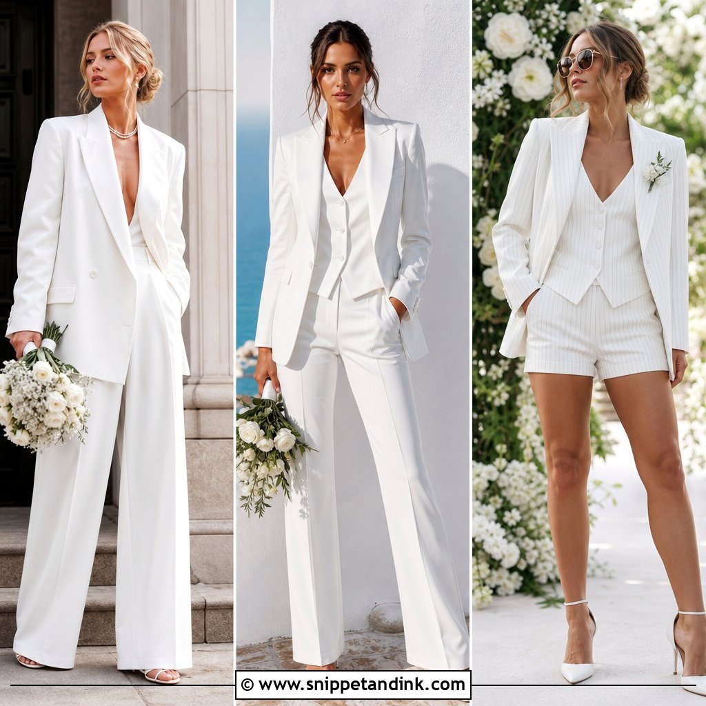 20 Bride Wedding Suit Ideas: Chic Tailoring for Modern Ceremonies