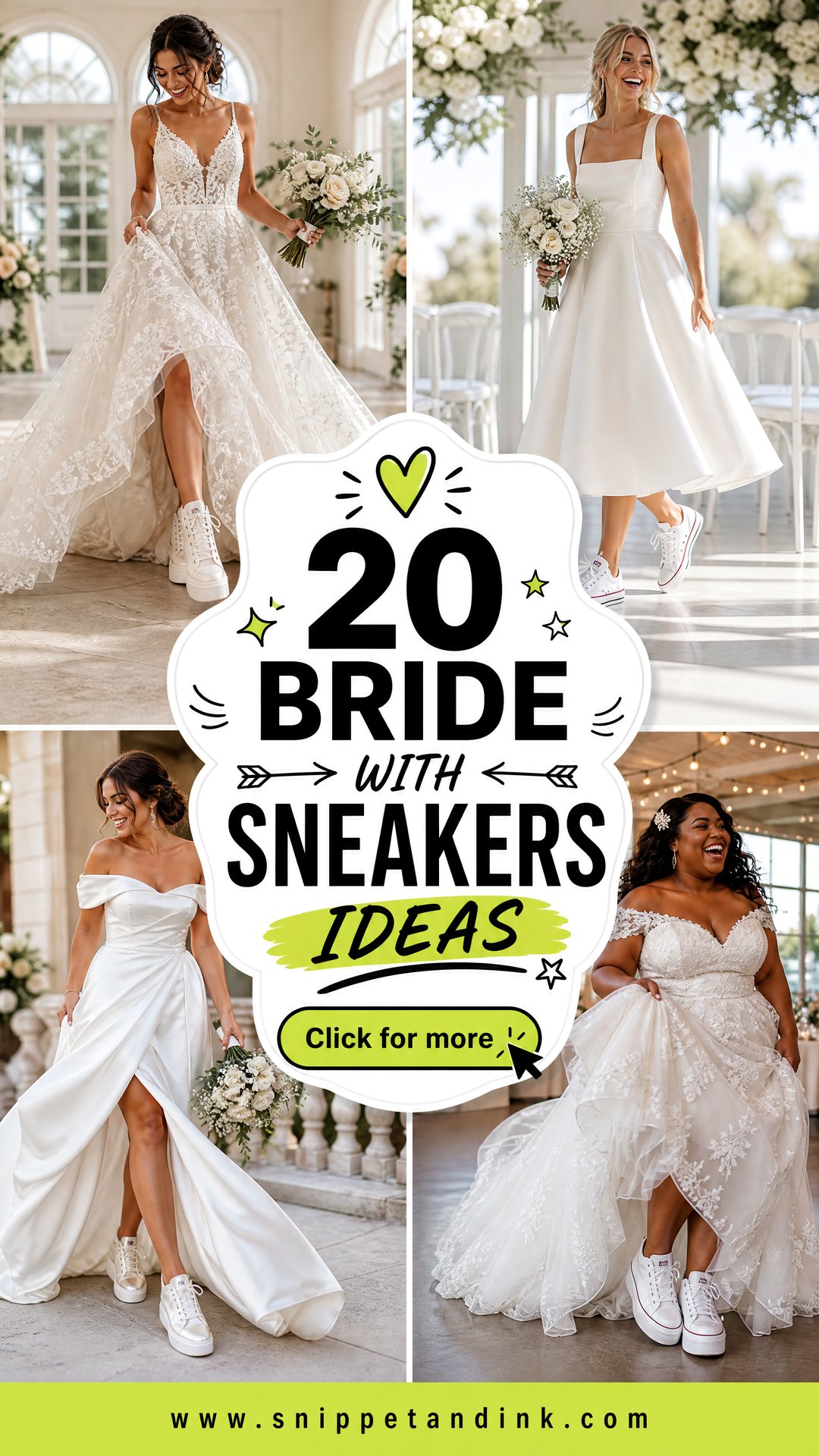 20 Bride with Sneakers Ideas Chic Comfort for the Modern Wedding - 20 Bride with Sneakers Ideas: Chic Comfort for the Modern Wedding