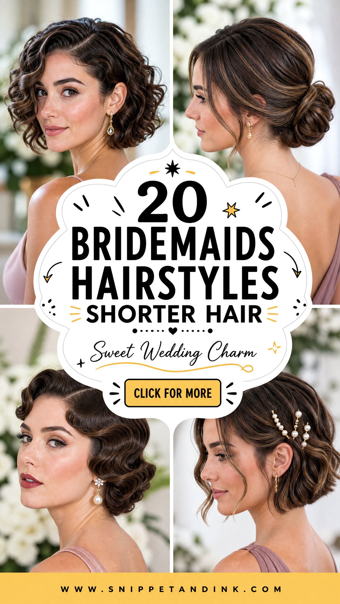 20 Bridemaids Hairstyles Shorter Hair for Wedding Charm - 20 Bridemaids Hairstyles Shorter Hair for Wedding Charm