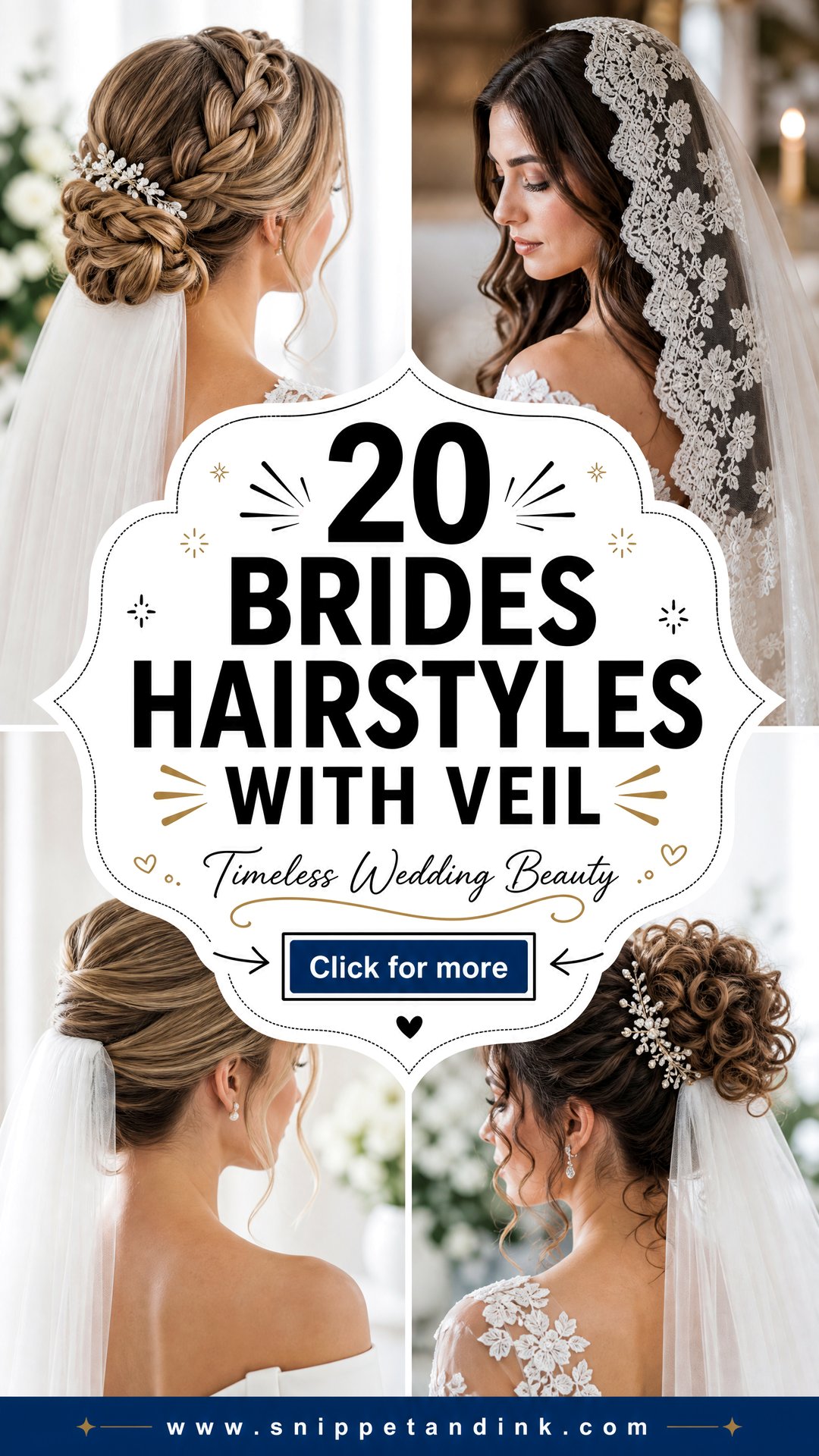 20 Brides Hairstyles with Veil for Timeless Wedding Beauty - 20 Brides Hairstyles with Veil for Timeless Wedding Beauty