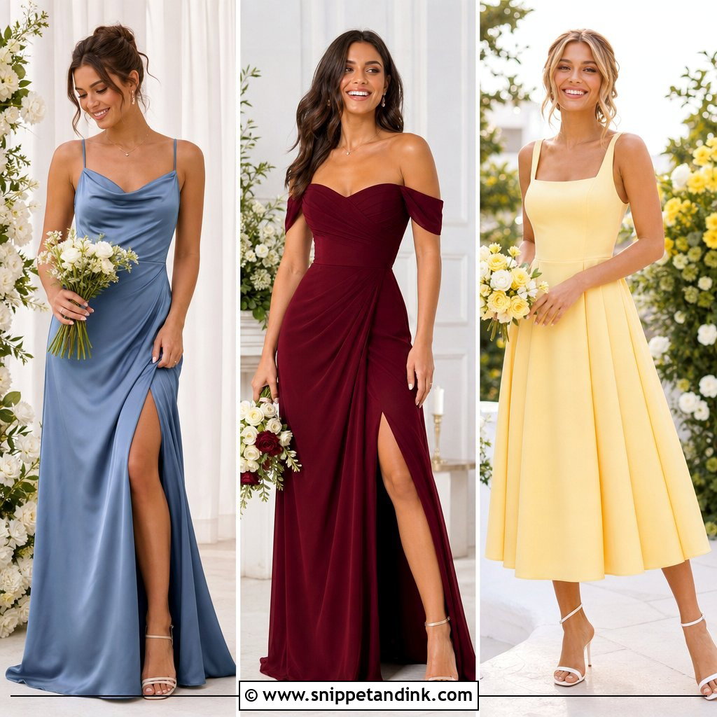 20 Bride’s Maid Dress Ideas: Flattering Styles for Every Wedding