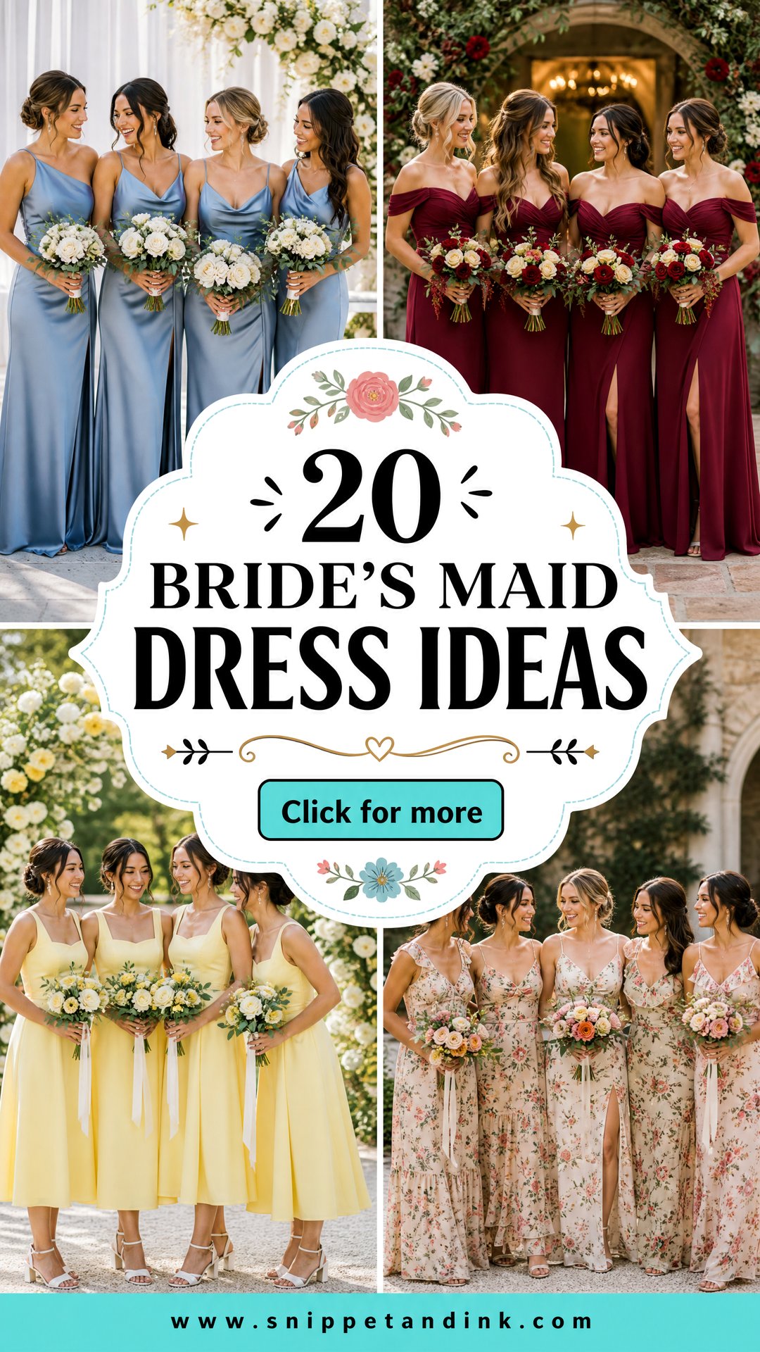 20 Brides Maid Dress Ideas Flattering Styles for Every Wedding - 20 Bride’s Maid Dress Ideas: Flattering Styles for Every Wedding