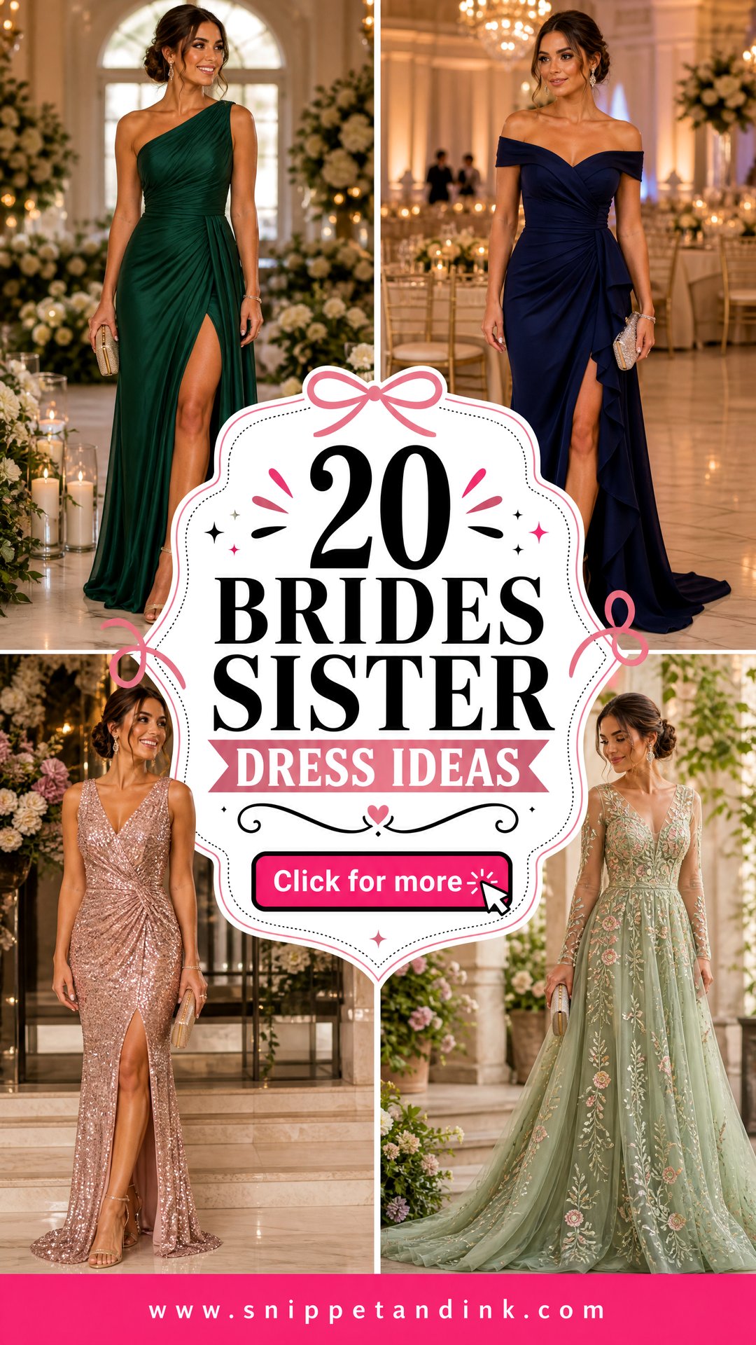 20 Brides Sister Dress Ideas Chic Looks for the Wedding Day - 20 Brides Sister Dress Ideas: Chic Looks for the Wedding Day