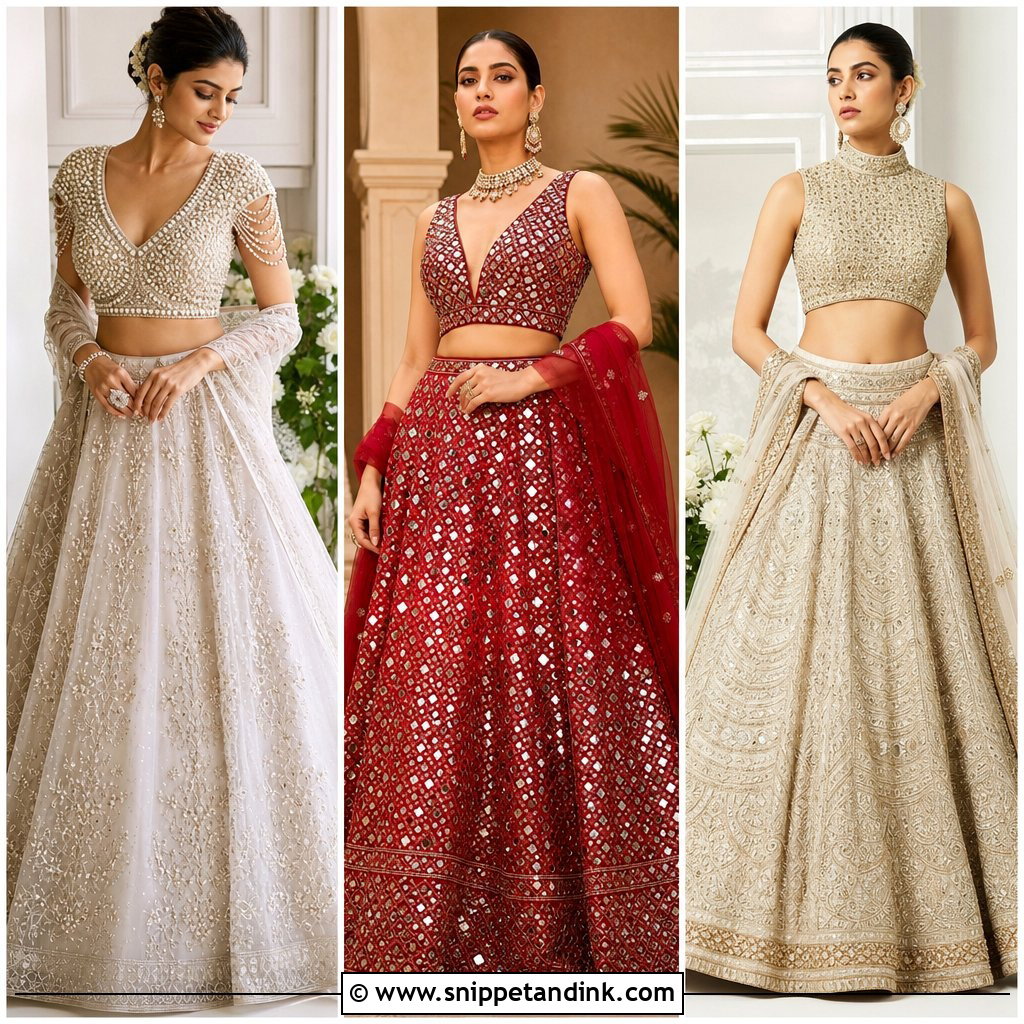 20 Brides Wedding Blouse Designs: Chic Designs for Modern Brides