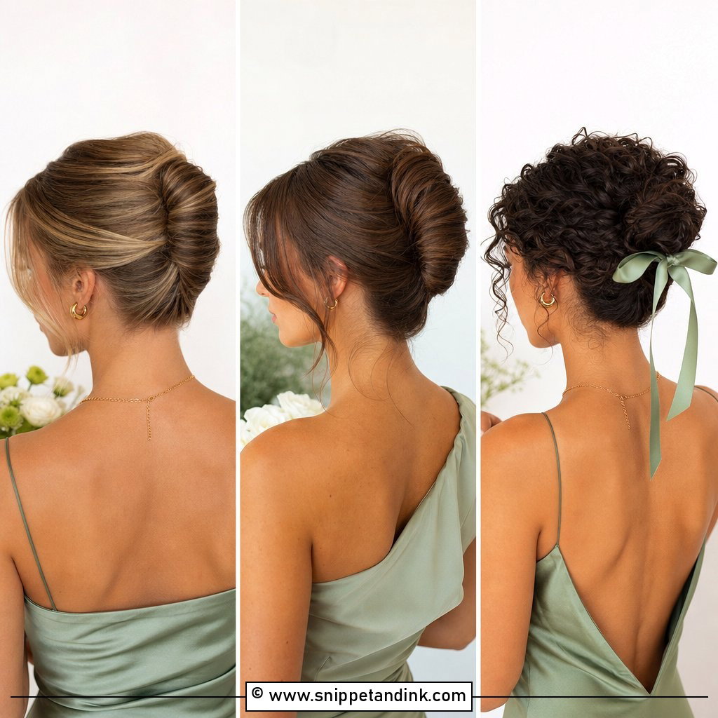20 Bridesmaid French Twist Ideas for Timeless Elegance
