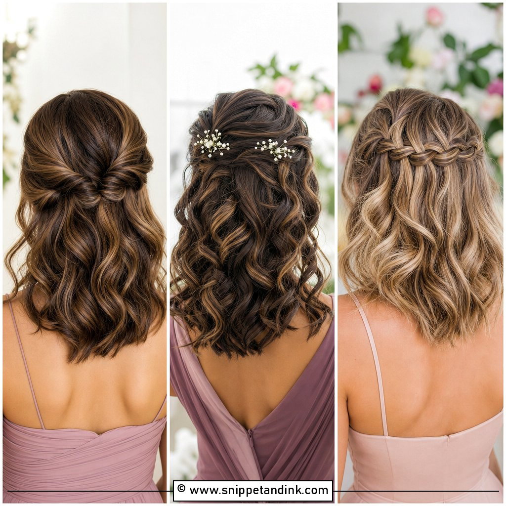20 Bridesmaid Hair Styles Medium Length for Chic Weddings