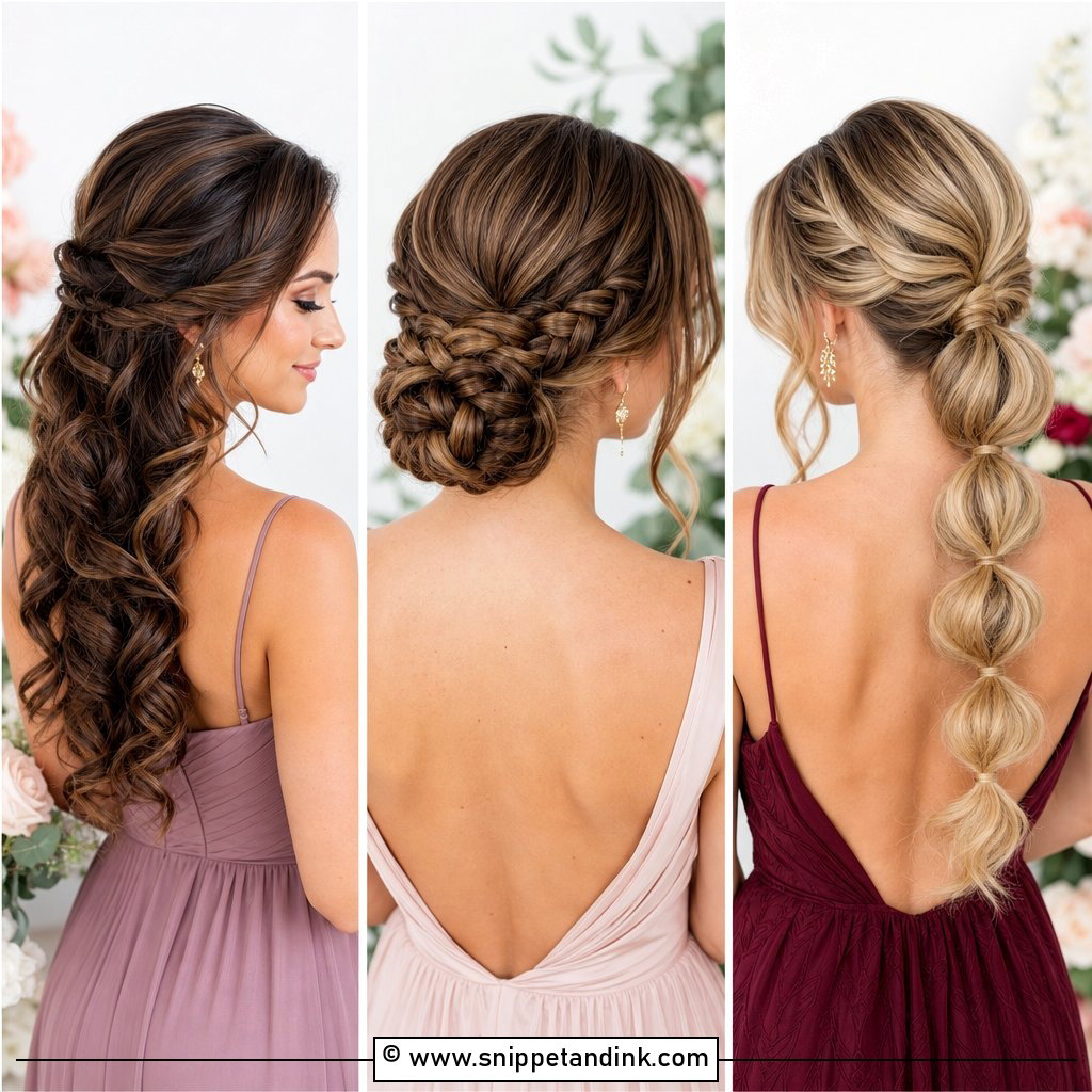 20 Bridesmaid Hair for Medium Length Ideas to Inspire