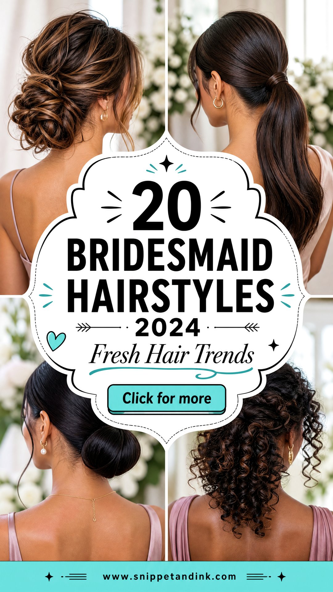 20 Bridesmaid Hairstyles 2024 Fresh Wedding Hair Trends - 20 Bridesmaid Hairstyles 2024: Fresh Wedding Hair Trends