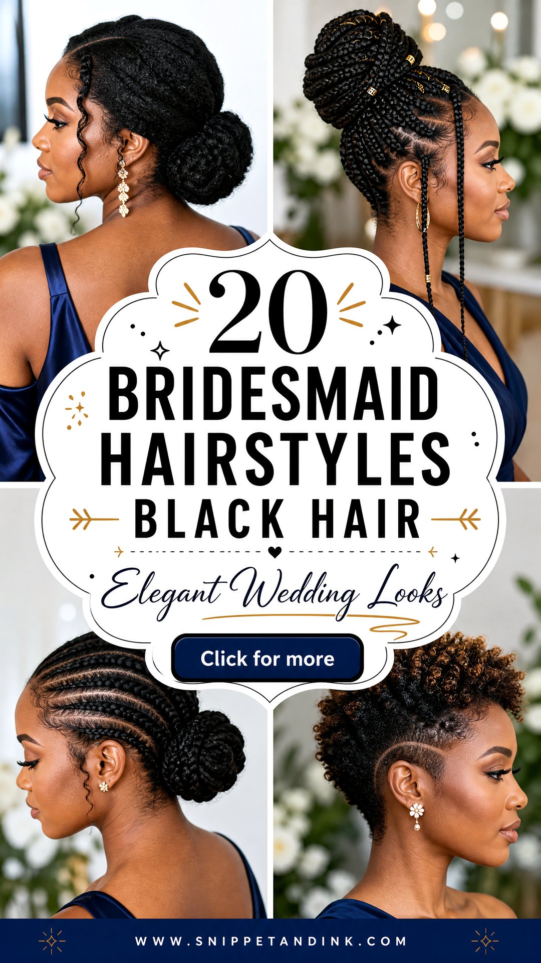 20 Bridesmaid Hairstyles Black Hair Elegant Wedding Looks - 20 Bridesmaid Hairstyles Black Hair: Elegant Wedding Looks