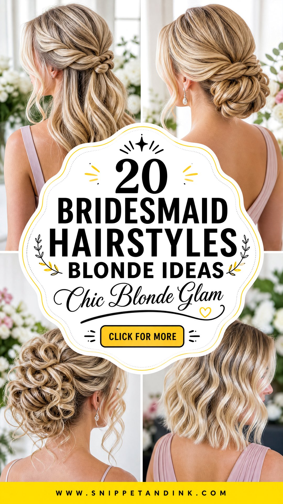 20 Bridesmaid Hairstyles Blonde Chic Wedding Hair Ideas - 20 Bridesmaid Hairstyles Blonde: Chic Wedding Hair Ideas