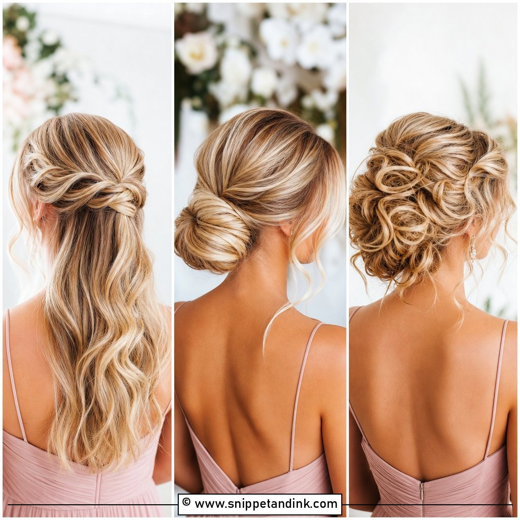 20 Bridesmaid Hairstyles Blonde Chic Wedding Hair Ideas