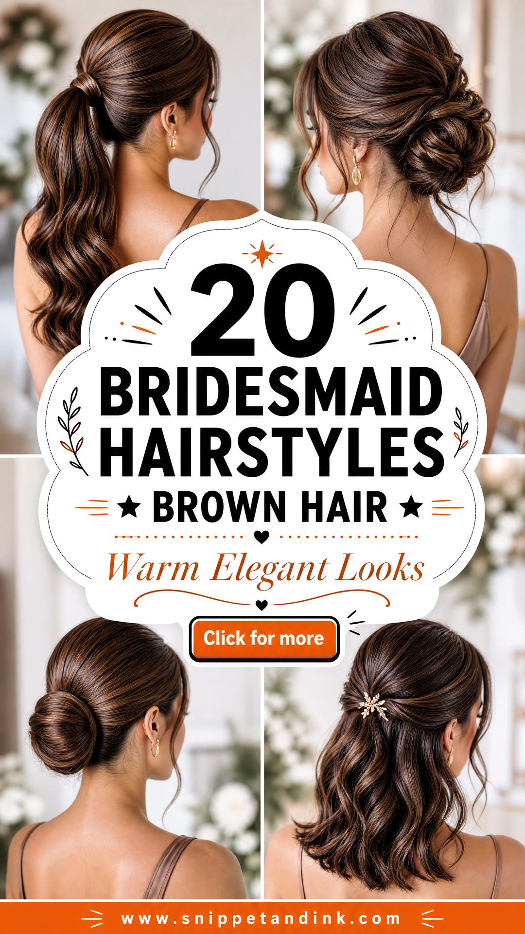 20 Bridesmaid Hairstyles Brown Hair for Warm Elegant Looks - 20 Bridesmaid Hairstyles Brown Hair for Warm Elegant Looks