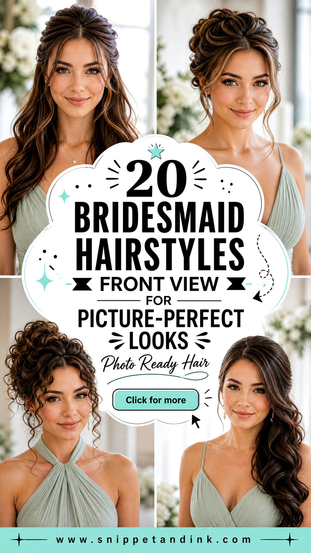 20 Bridesmaid Hairstyles Front View for Picture-Perfect Looks - 20 Bridesmaid Hairstyles Front View for Picture-Perfect Looks