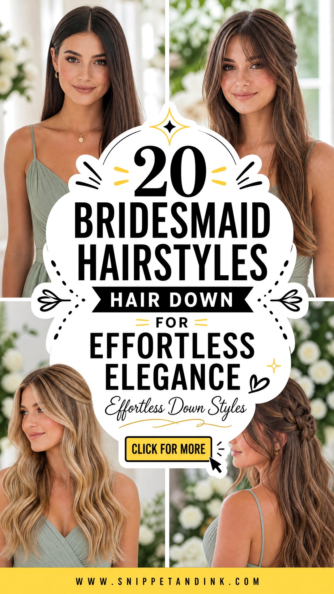 20 Bridesmaid Hairstyles Hair Down for Effortless Elegance - 20 Bridesmaid Hairstyles Hair Down for Effortless Elegance