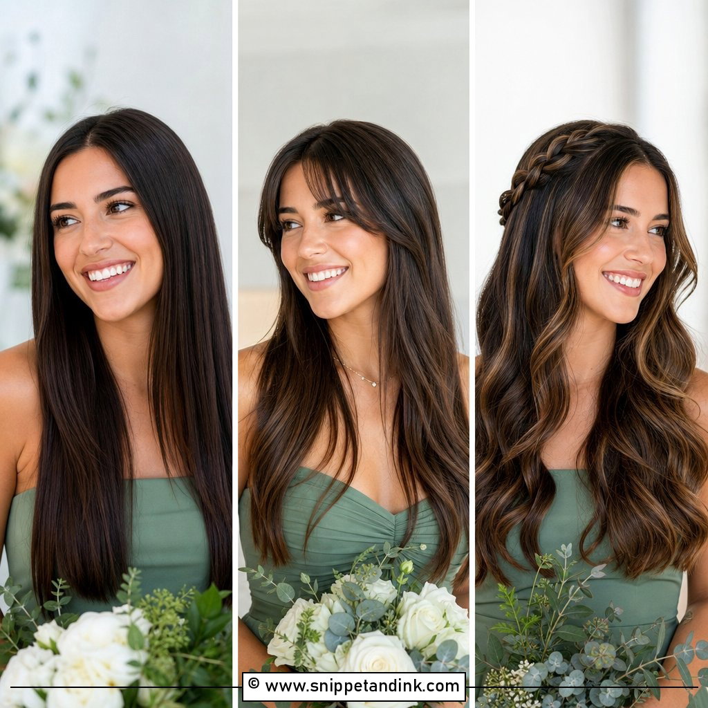 20 Bridesmaid Hairstyles Hair Down for Effortless Elegance