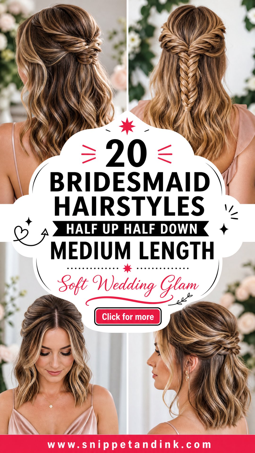 20 Bridesmaid Hairstyles Half Up Half Down Medium Length - 20 Bridesmaid Hairstyles Half Up Half Down Medium Length