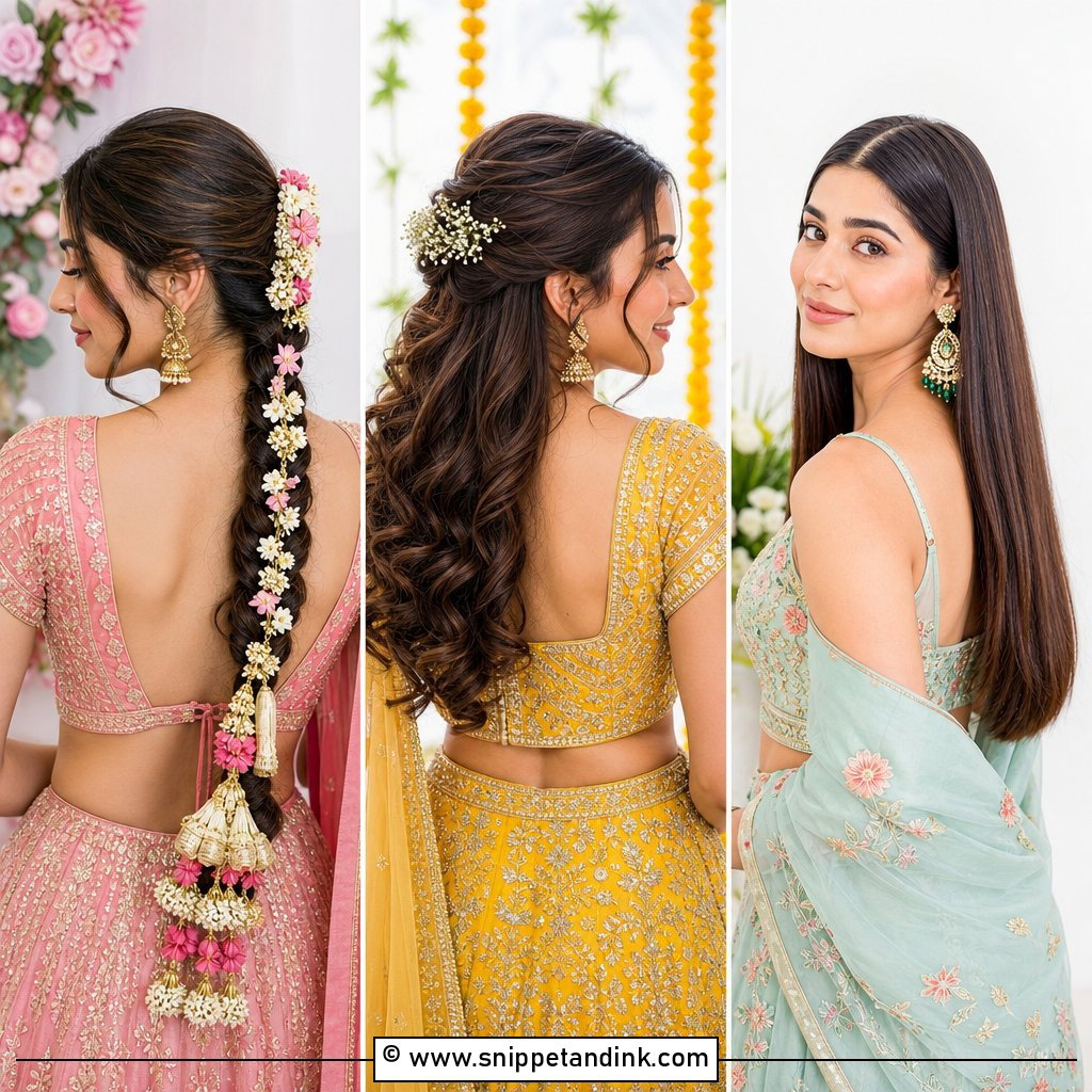 20 Bridesmaid Hairstyles Indian Wedding Stunning Festive Looks
