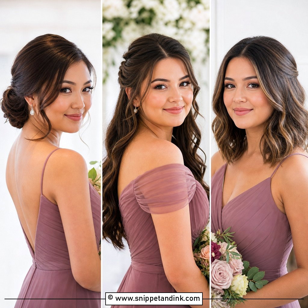 20 Bridesmaid Hairstyles Round Face Flattering Looks To Try