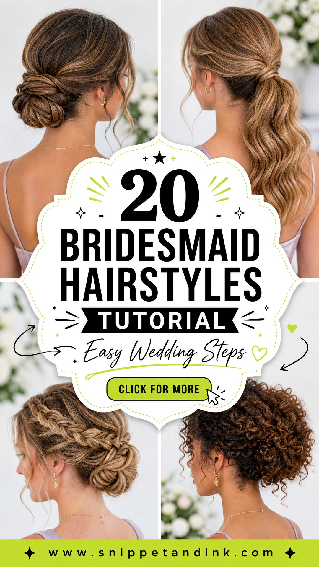 20 Bridesmaid Hairstyles Tutorial Easy Wedding Looks To Try - 20 Bridesmaid Hairstyles Tutorial: Easy Wedding Looks To Try