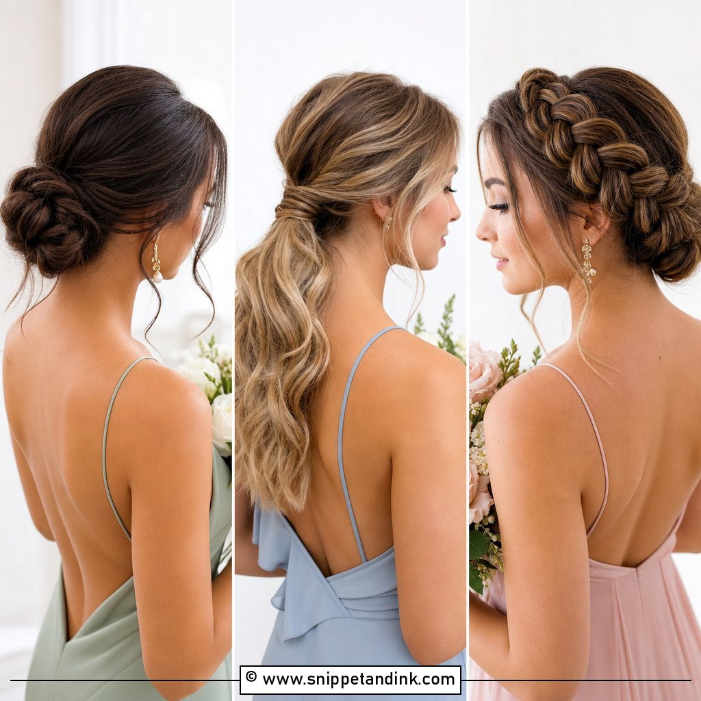 20 Bridesmaid Hairstyles Tutorial Easy Wedding Looks To Try
