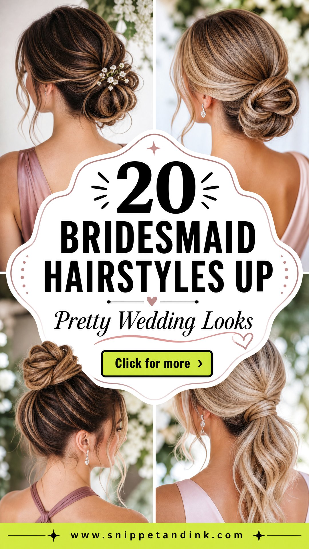 20 Bridesmaid Hairstyles Up Pretty Wedding Looks For Every Hair - 20 Bridesmaid Hairstyles Up: Pretty Wedding Looks For Every Hair