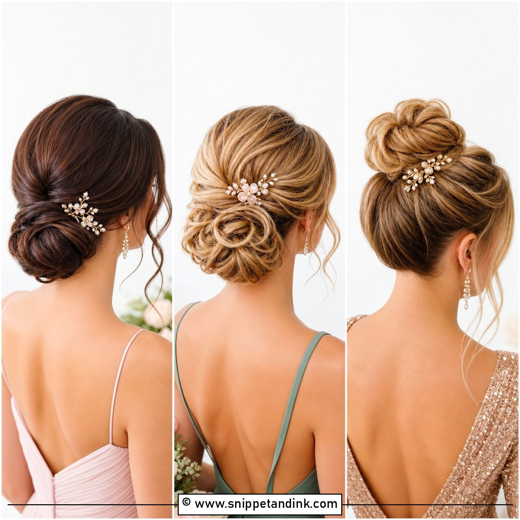 20 Bridesmaid Hairstyles Up Pretty Wedding Looks For Every Hair