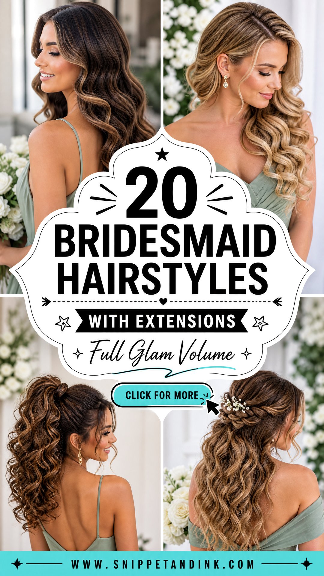 20 Bridesmaid Hairstyles with Extensions for Full Glam - 20 Bridesmaid Hairstyles with Extensions for Full Glam