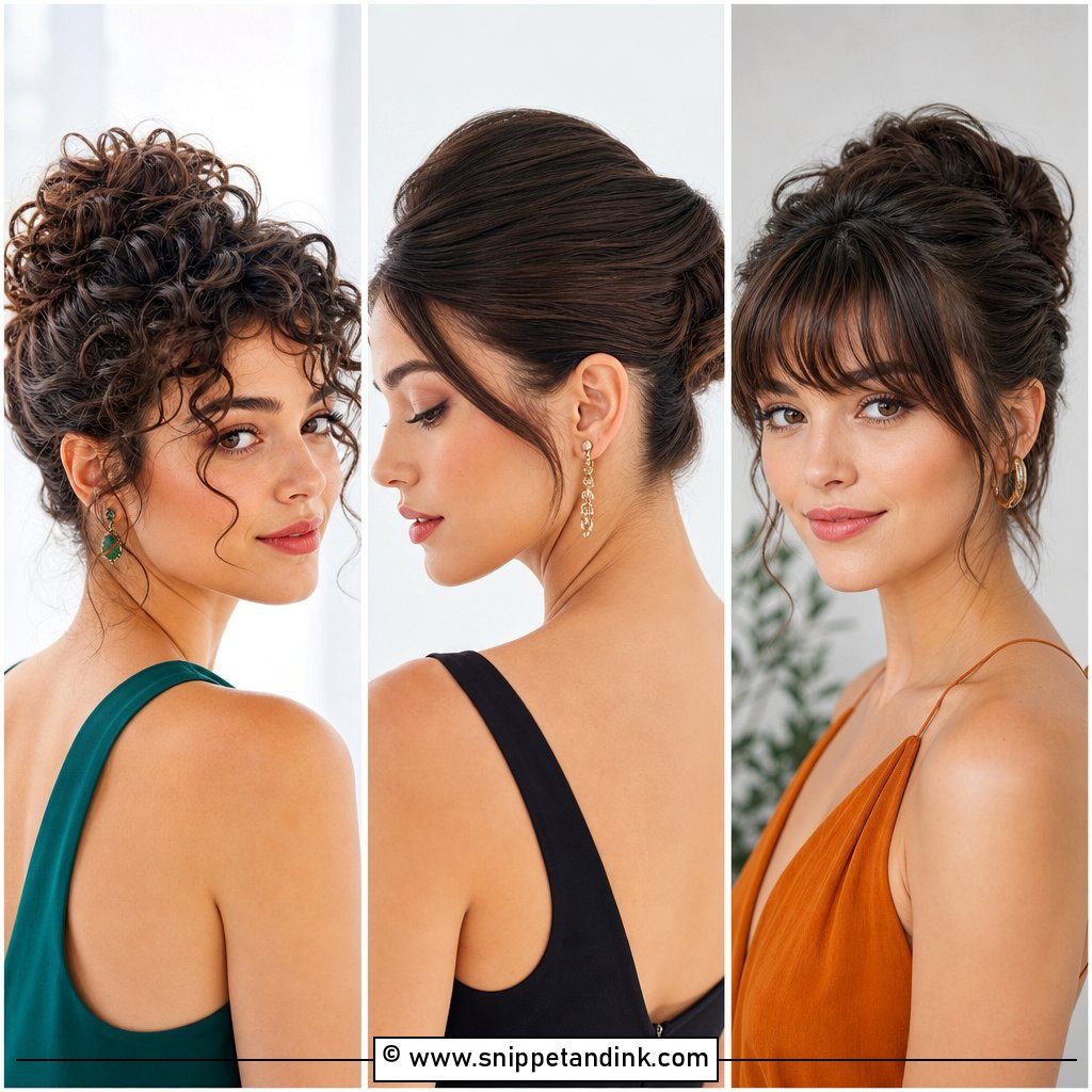 20 Bridesmaid Updo Short Hair Ideas for Chic Weddings