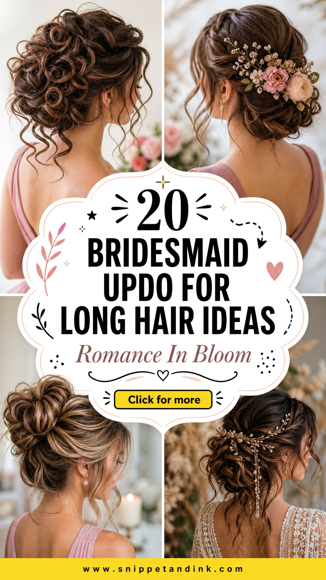 20 Bridesmaid Updo for Long Hair Ideas for Romance - 20 Bridesmaid Updo for Long Hair Ideas for Romance