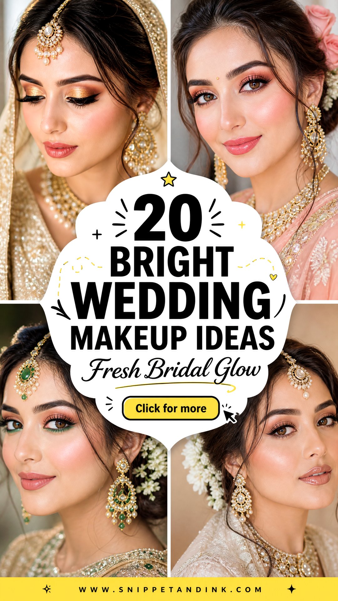 20 Bright Wedding Makeup Ideas for a Fresh Bridal Glow - 20 Bright Wedding Makeup Ideas for a Fresh Bridal Glow
