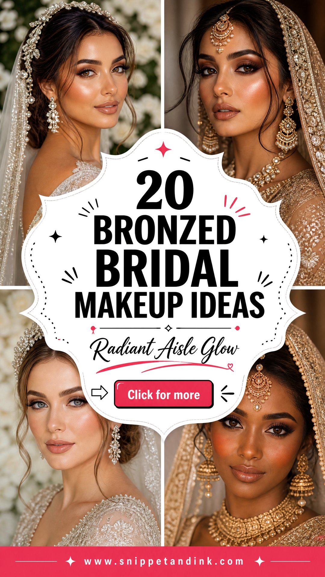 20 Bronzed Bridal Makeup Ideas for a Radiant Aisle Glow - 20 Bronzed Bridal Makeup Ideas for a Radiant Aisle Glow