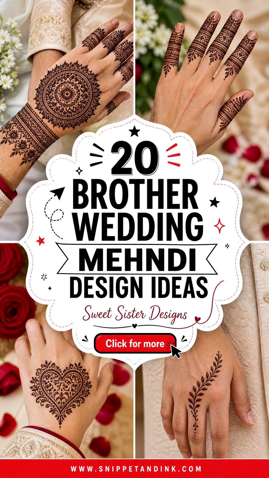 20 Brother Wedding Mehndi Design for Sister Ideas to Try - 20 Brother Wedding Mehndi Design for Sister Ideas to Try