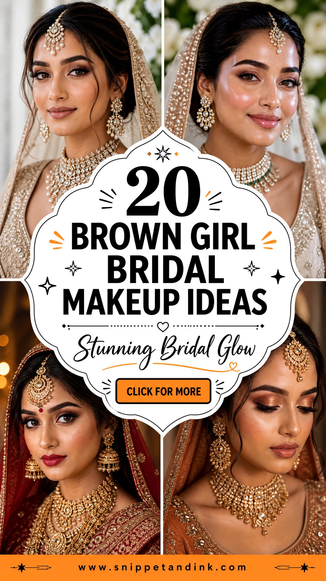 20 Brown Girl Bridal Makeup Ideas for a Stunning Glow - 20 Brown Girl Bridal Makeup Ideas for a Stunning Glow