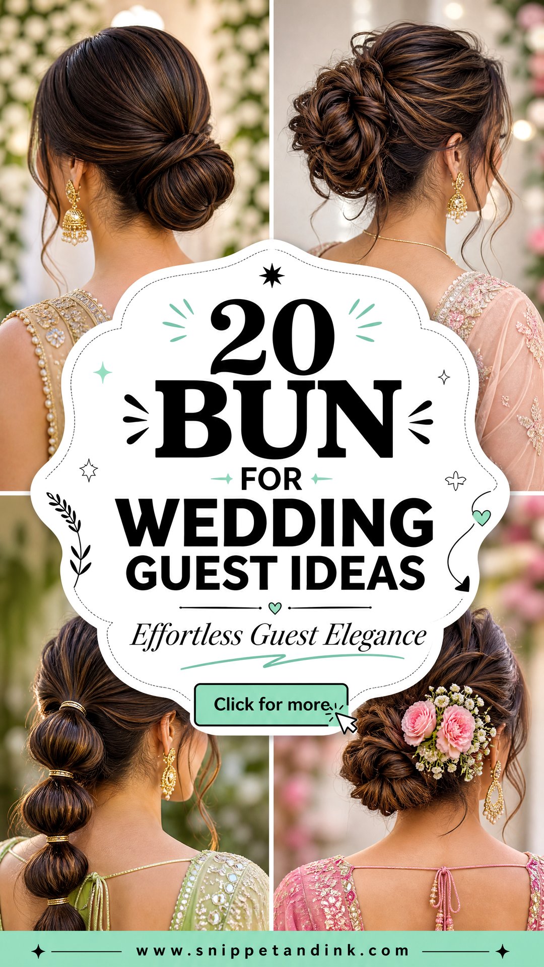 20 Bun for Wedding Guest Ideas for Effortless Elegance - 20 Bun for Wedding Guest Ideas for Effortless Elegance