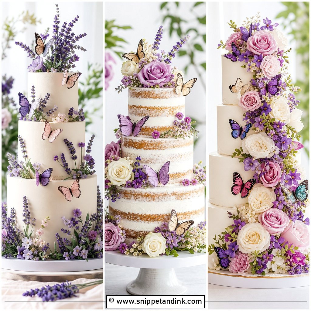 20 Butterfly Garden Cake Ideas for Wedding Magic