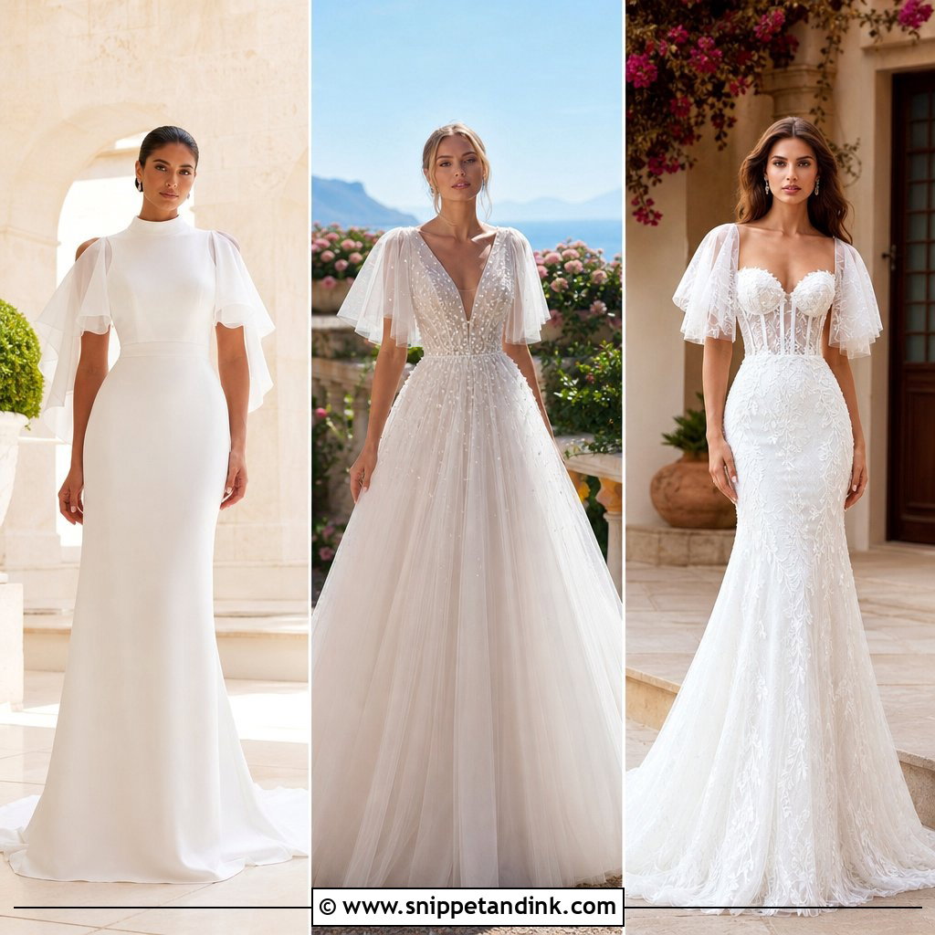 20 Butterfly Sleeve Wedding Dress Ideas: Dreamy Bridal Looks