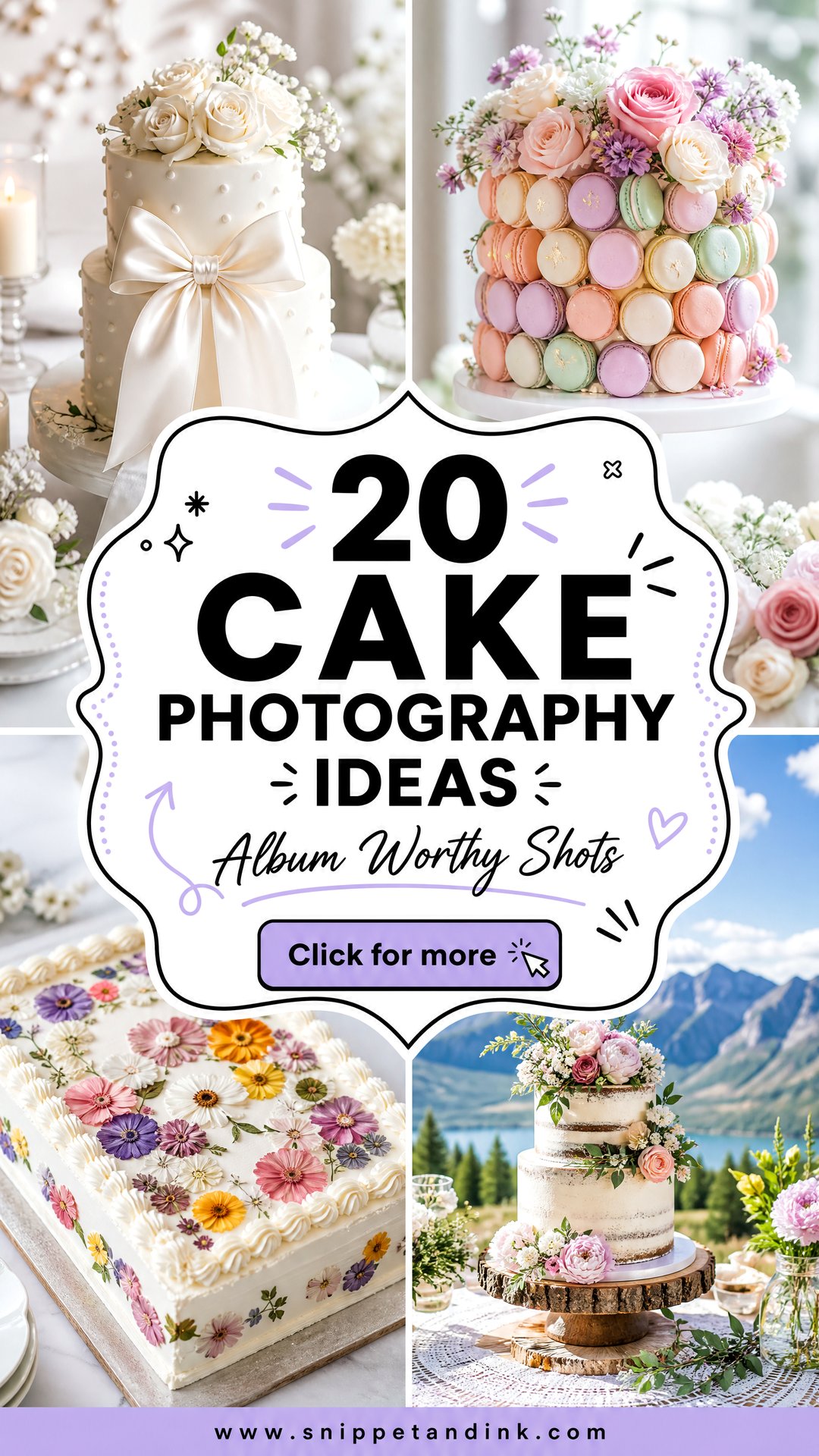 20 Cake Photography Ideas for Wedding Albums Youll Treasure - 20 Cake Photography Ideas for Wedding Albums You’ll Treasure